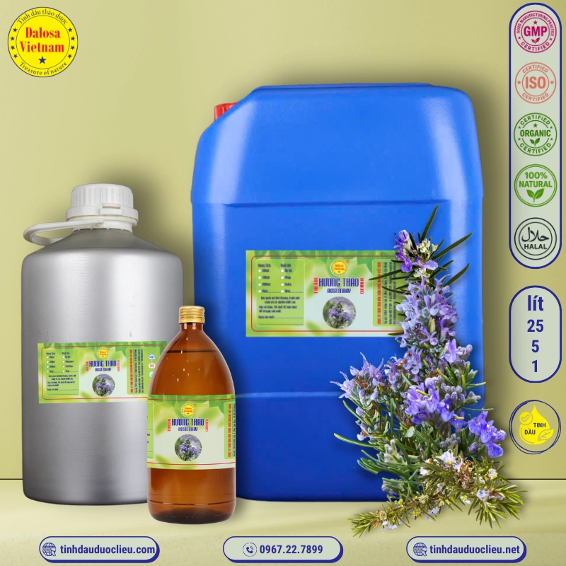 Tinh Dầu Hương Thảo - Rosemary Essential Oil 1 tinh dau huong thao rosemary rosmarinus officinalis essential oil 3