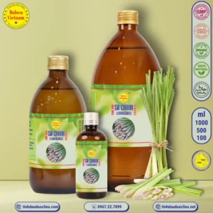 tinh dau sa chanh lemongrass cymbopogon flexuosus essential oil